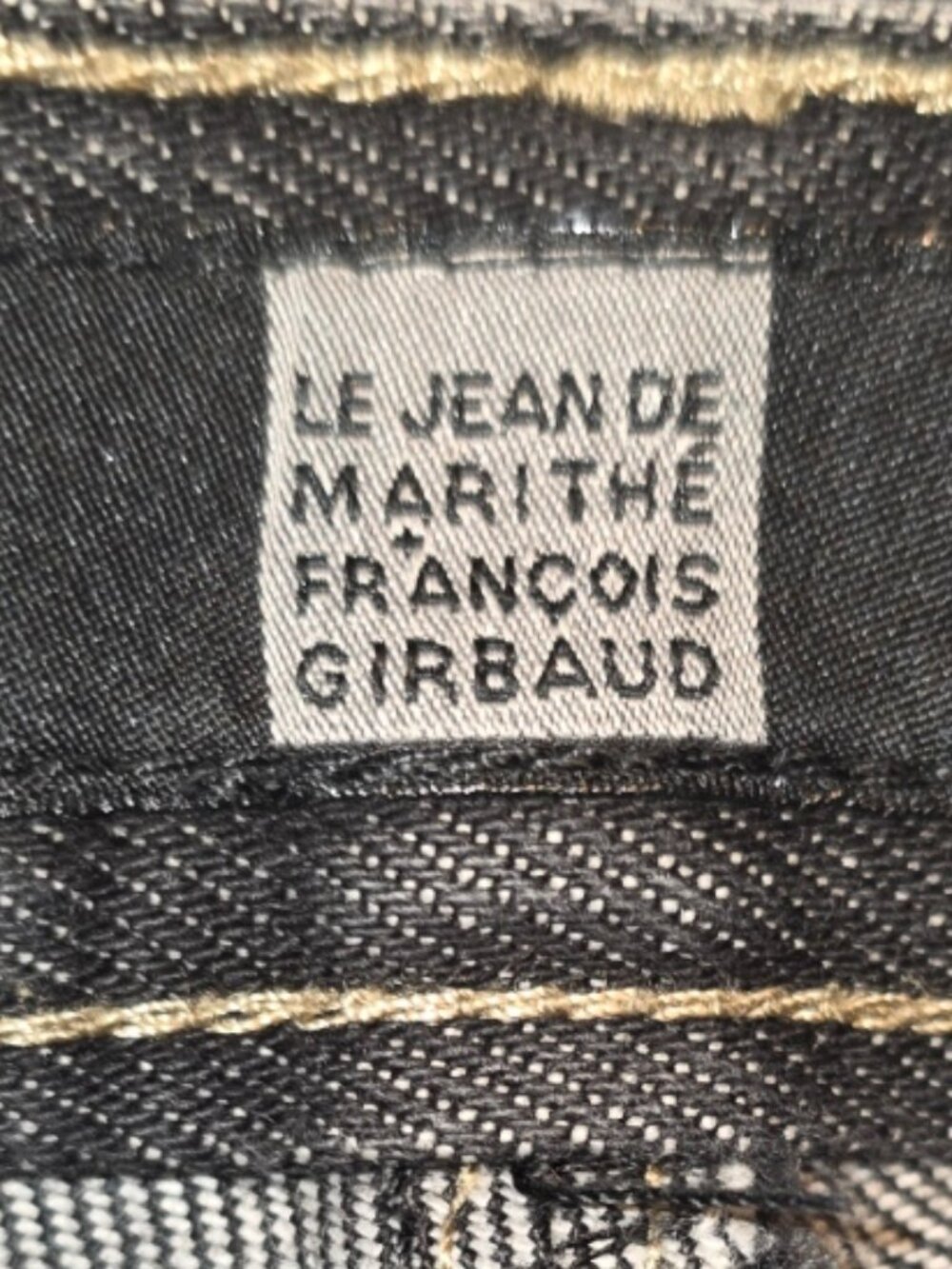 Marithe Francois Girbaud Shorts Mens 44 Black Jean Denim Long Baggy Y2K HipHop - Picture 4 of 10
